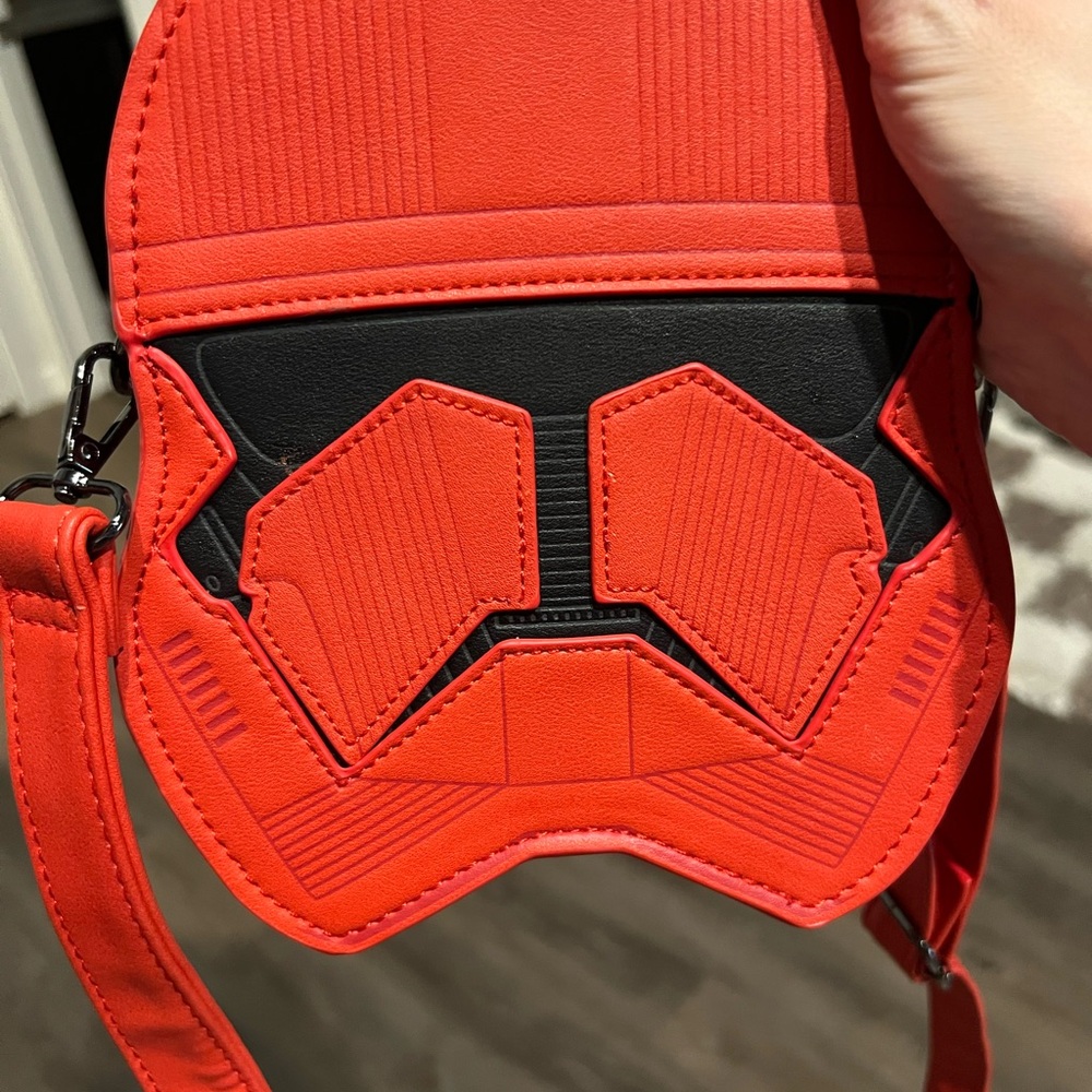 Red and Black Stormtrooper Crossbody Bag